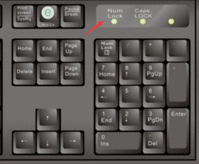 电脑上下左右键锁住了怎么解锁(键盘四个方向键用不了修复方法)